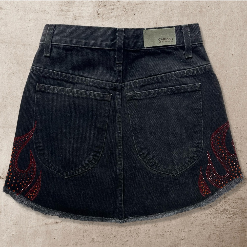 Carmar Denim Flame Beatrice Skirt - Picture 2 of 4